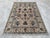 2000 - 2009 Vase Design Area Rug, Hand-Knotted Wool, Floral, 6x8, Ivory & Turquoise For Sale - Image 5 of 12