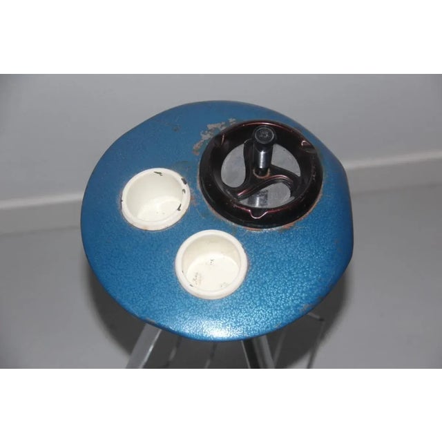 Metal Mid-Century Modern Italian Ashtray Stand For Sale - Image 7 of 8