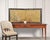 A charming weathered Japanese two-panel Edo period folding gilt byobu screen depicting four birds amid flowering...