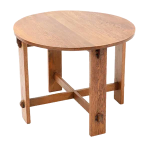 Oak Art Deco Coffee Table by J.C. Le Cointre Den Haag, 1920