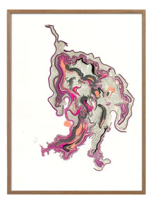 Pernille Snedker, Taking Shape Pink, Archival Giclée Fine Art Print