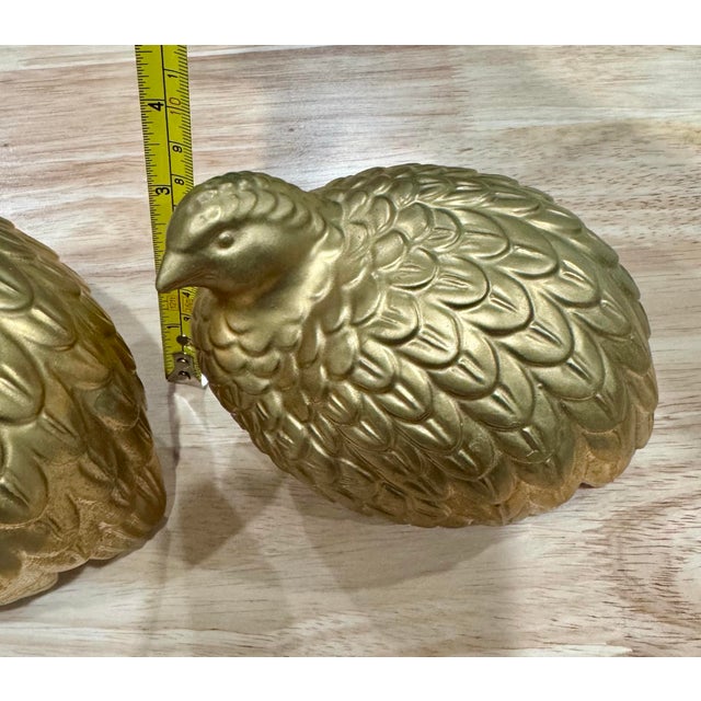 Vintage Japanese Kutani Gold Ceramic Quail Figurine Pair Mid Century Japan MCM Item Specifics Brand: Kutani (九谷) Origin:...