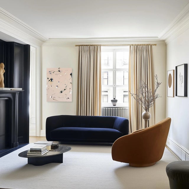 Tan The Roads - Abstract Modern Textural Minimalist Painting on Canvas Original Artwork by Taylour Martin For Sale - Image 8 of 9