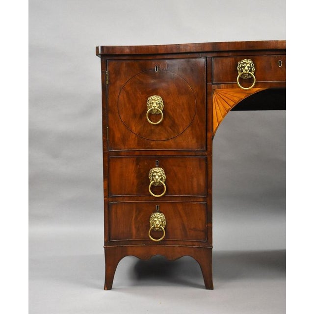 Late 19th Century Antique Regency Revival Mahogany Sideboard, 1880 For Sale - Image 5 of 12