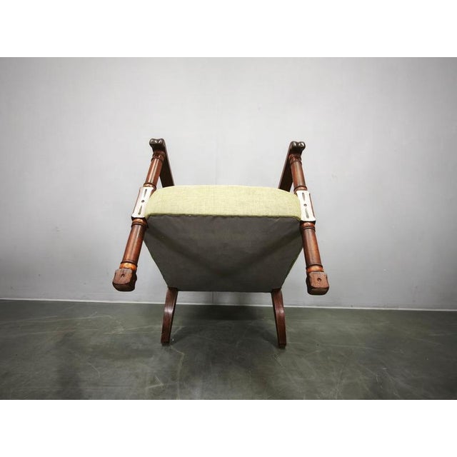 Art Deco Beech Wood Armchair, Czechoslovakia, 1930s For Sale - Image 11 of 15