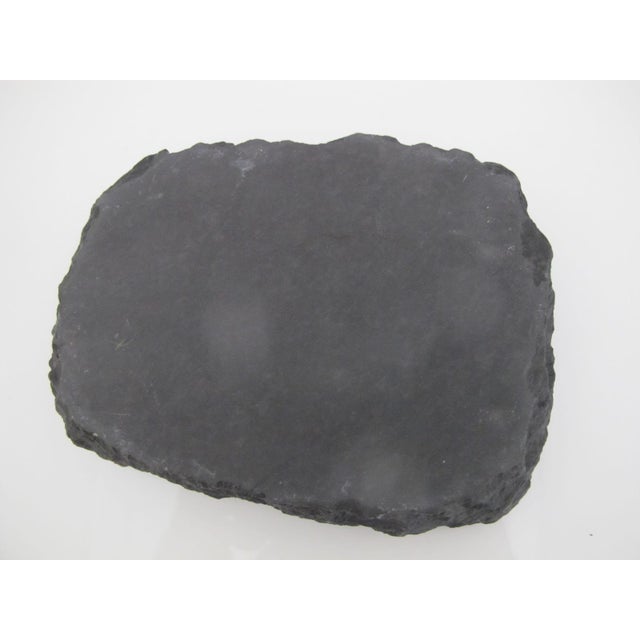 Chinese Scholars Calligraphy Dragon Carved Black Slate Ink Stick Grinder Stone For Sale - Image 10 of 10