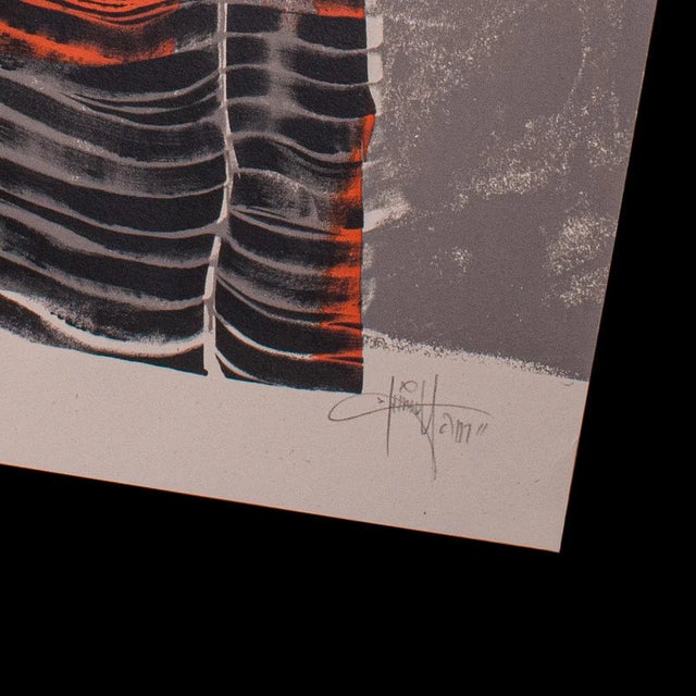 Early 21st Century Signed Decorative Screenprint, American, Serigraph, Art Poster, Dave Kinsey For Sale - Image 5 of 7