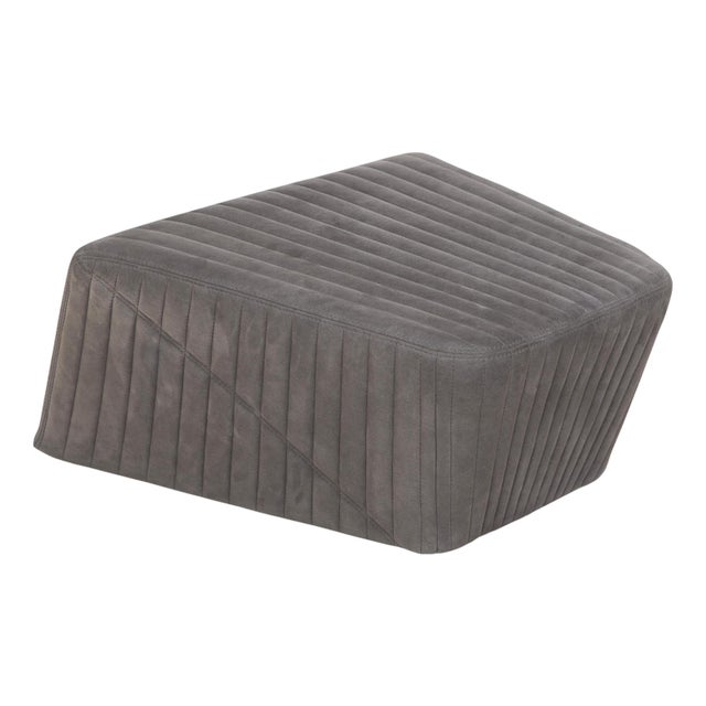 Facet Ottoman in Gray Fabric from Ligne Roset For Sale