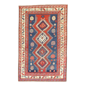 Antique Zabihi Collection Kazak Rug