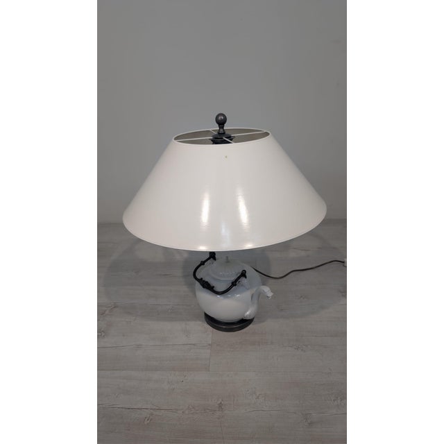 Porcelain Lamp by Gio Panti for Richard Ginori, 1980s For Sale - Image 6 of 18