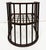 Modern Josef Hoffmann-Style Iron Barrel Armchairs, Pair For Sale In Miami - Image 6 of 7