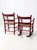 Antique Painted Woven Seat Chairs Set of 2 For Sale - Image 10 of 17
