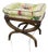 Vintage Floral Xbase Ottoman For Sale