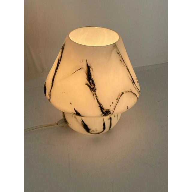 Vetri Murano Glass PecoraNera Mushroom Lamp, Italy, 1970s For Sale - Image 9 of 10