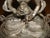 Silver Tibetan Silvered Metal Buddhist Deity Figure Statue on Lotus Base For Sale - Image 8 of 18