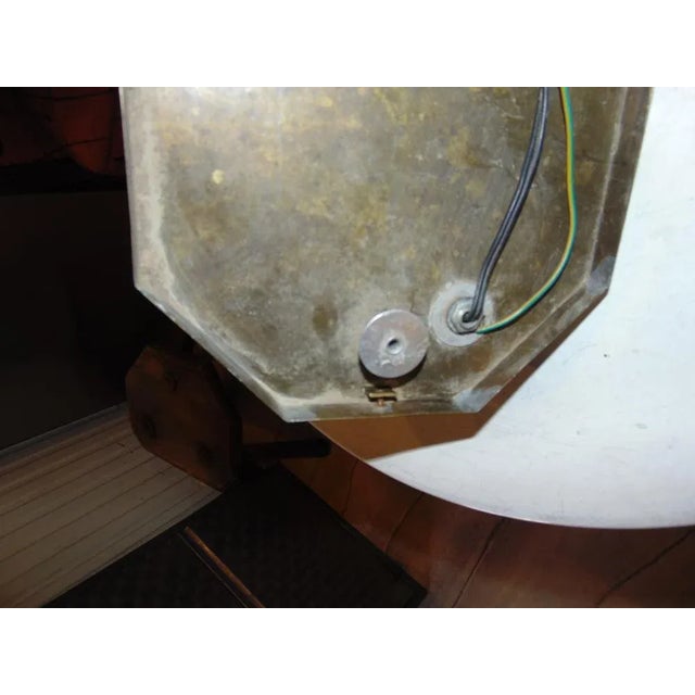 Metal Vintage Brass Plafond Wall Light, 1970s For Sale - Image 7 of 9