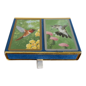 Vintage Hummingbird Playing Cards