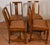 1920s English Traditional Oak Draw-Leaf Dining / Kitchen Table & 4 Chairs Set For Sale - Image 17 of 18