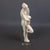 Vintage Ceramic Sculpture of Couple in Love with Glass Base, 1970s For Sale - Image 3 of 16