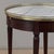 Antique French Louis XVI Mahogany Marble Top Bouillotte Table For Sale - Image 9 of 18
