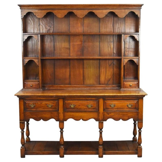 Brown 18th Century Style Dresser For Sale - Image 8 of 8