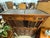 Mid 20th Century Vintage Korean-Style Wooden Storage Tansu Cabinet With Lattice Doors & Iron Hardware For Sale - Image 5 of 12