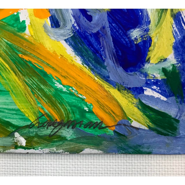 Small Abstract Painting by David Largman Chairish