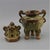 Early 21st Century Tea-Dust Glazed Tripod Incense Burner With Pierced Lid For Sale - Image 5 of 5