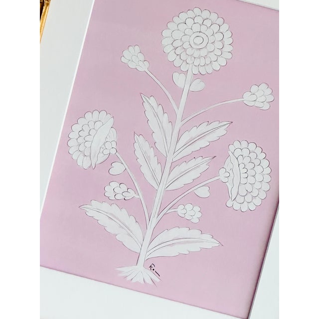 This floral motif painting was inspired by the most loved motif from Jaipur, India. Painted on literally almost all palace...