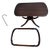 1940s Mahogany Side Table With Glass Tray Top For Sale