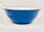 Vintage Blue Enamel Metal Mixing Bowls-A Pair For Sale - Image 11 of 11