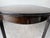 Vintage Asian-Style Black Lacquer Wood Round-to-Oval Extension Dining Table For Sale - Image 15 of 18
