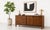 Mid Century Modern Long Dresser / Credenza by American of Martinsville, a solid American manufacturer known for superb...