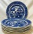 English Antique Set of 7 Blue Willow Luncheon Plates Made in England - Circa 1900 For Sale - Image 3 of 12
