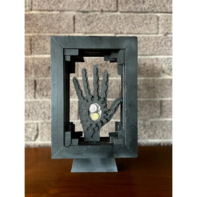 Mid-Century Modern 1980s Antoni Abad Early Hand Sculpture For Sale - Image 3 of 8