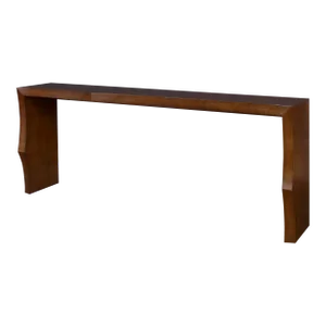 Devin Walnut Veneer Console Table