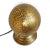 Beautiful vintage Moroccan brass globe table lamp. Hand crafted with intricate etched scroll work designs. These unique...