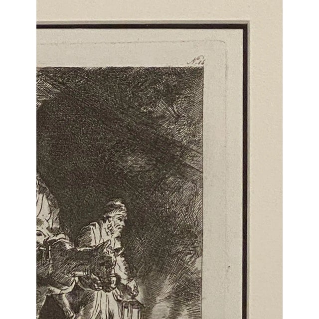 Late 18th Century Rembrandt Etching #14, by Francesco Novelli For Sale - Image 4 of 5