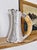 English Antique English Silver Plate & Horn Pitcher For Sale - Image 3 of 10