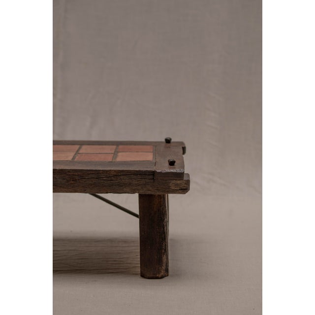 Brutalist Mid-Century French Brutalist Coffee Table, 1960s For Sale - Image 3 of 13