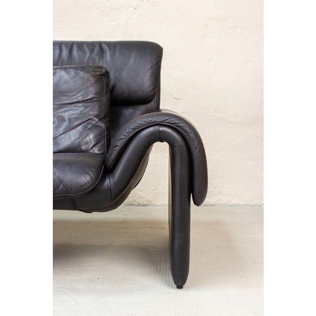 Vintage 2011 Sofa Two-Seater Couch in Leather from, de Sede, 1983 For Sale - Image 12 of 16