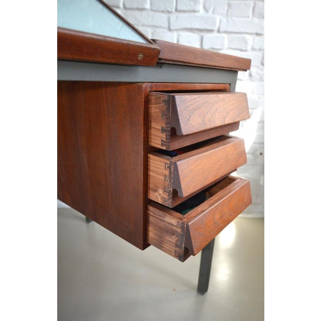 Architect's Desk in Teak, 1950s For Sale - Image 15 of 18