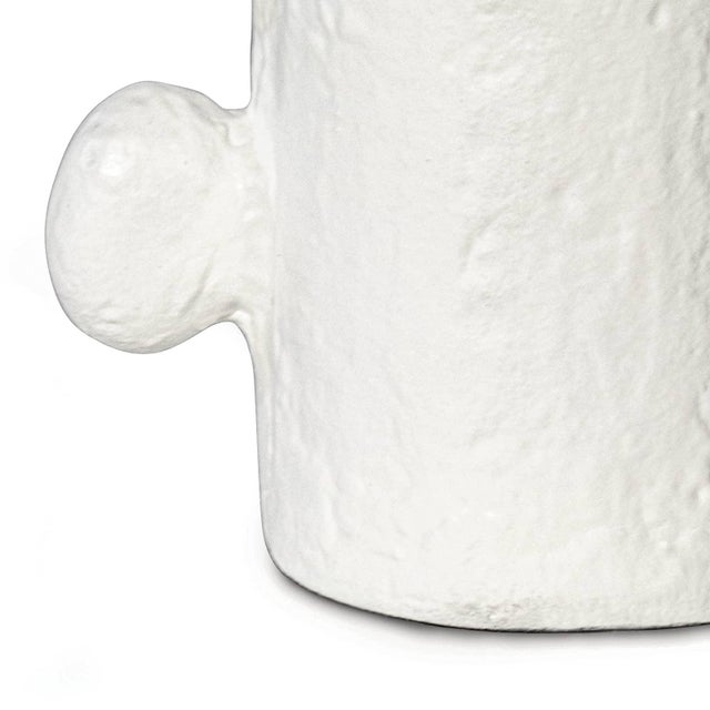 Not Yet Made - Made To Order Regina Andrew Sanya Metal Vase Large, White For Sale - Image 5 of 7