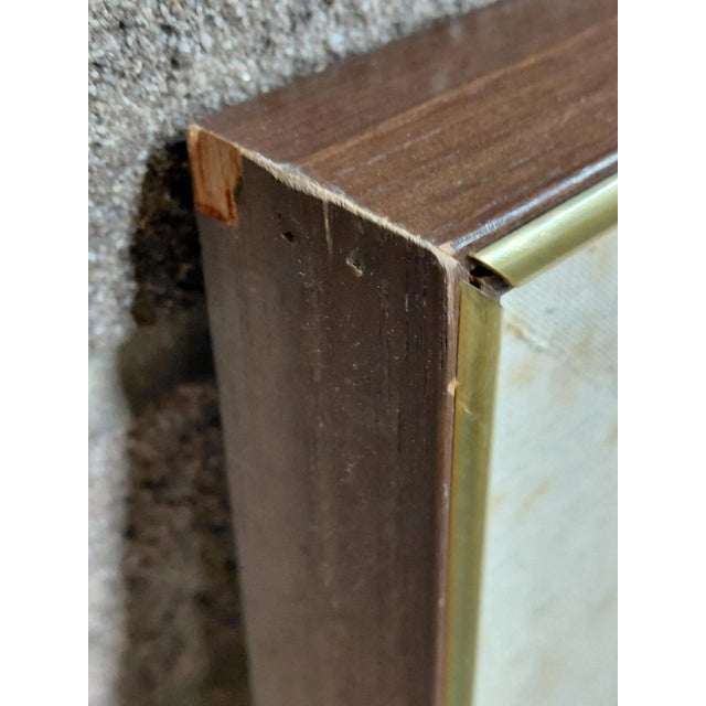 Framed Signed J. Akston "Untitled" Abstract Landscape Oil on Board For Sale - Image 11 of 11