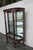 Early 1900s Large Ball and Claw Feet Display Curio Cabinet Cupboard 6095 For Sale In Miami - Image 6 of 18