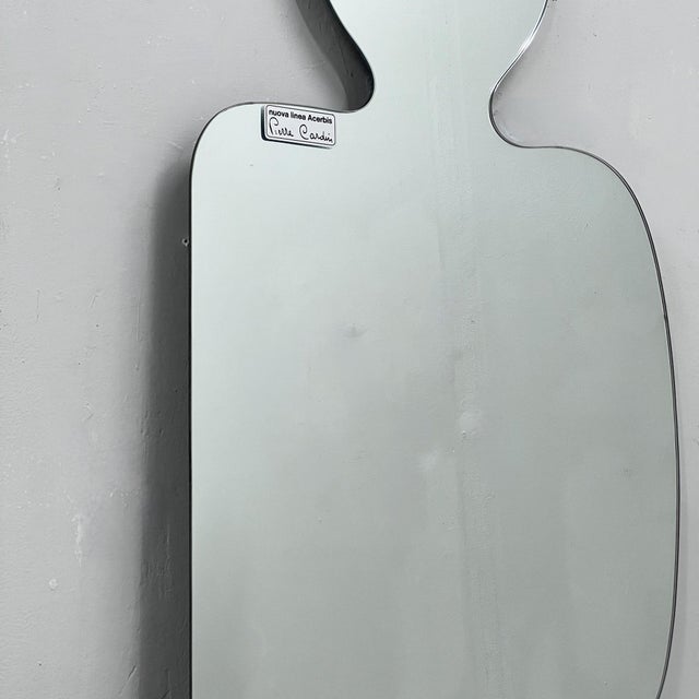 Postmodern Silhouette Standing Floor Mirror by Pierre Cardin for Acerbis, 1980s For Sale - Image 4 of 15
