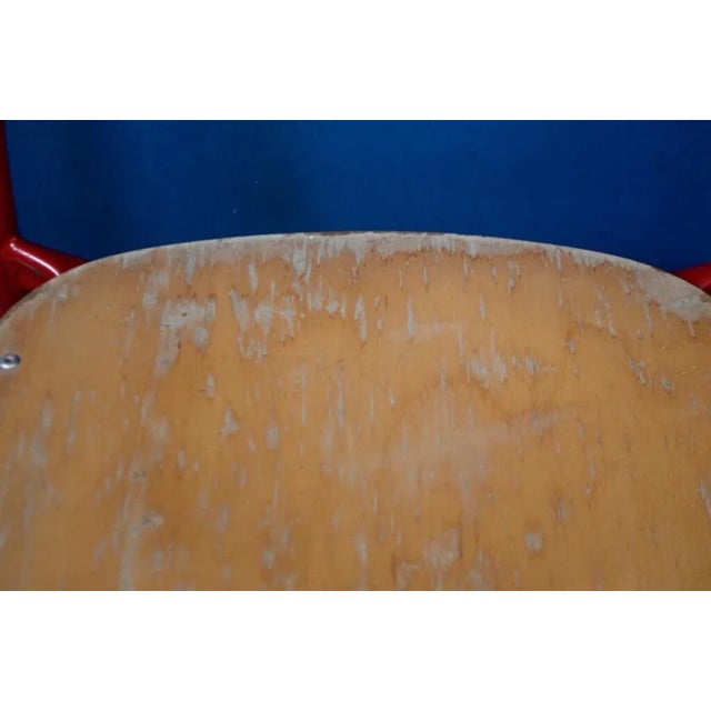 Industrial Colored Dining Chairs, 1980s, Set of 4 For Sale - Image 10 of 12