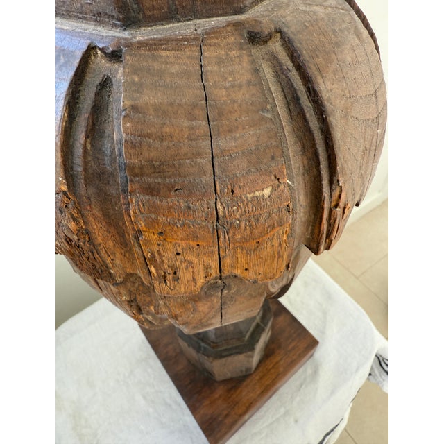1910s Antique Spanish Staircase Finial For Sale - Image 5 of 5