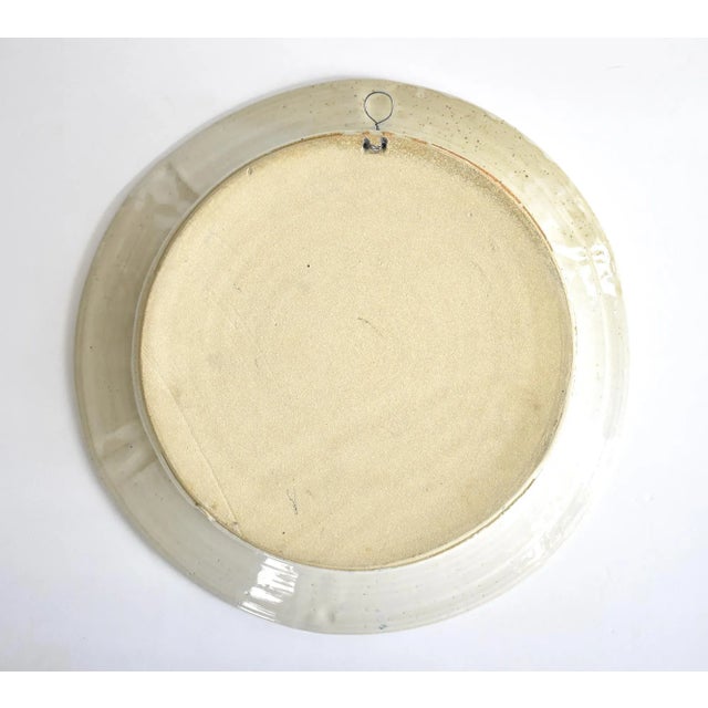Early 21st Century Studio Pottery Extra-Large Woodland Plate With Fox For Sale In San Francisco - Image 6 of 8