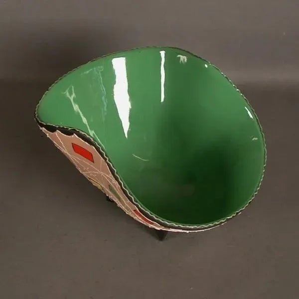 Beige Italian Ceramic Bowl from Deruta, 1950s For Sale - Image 8 of 16